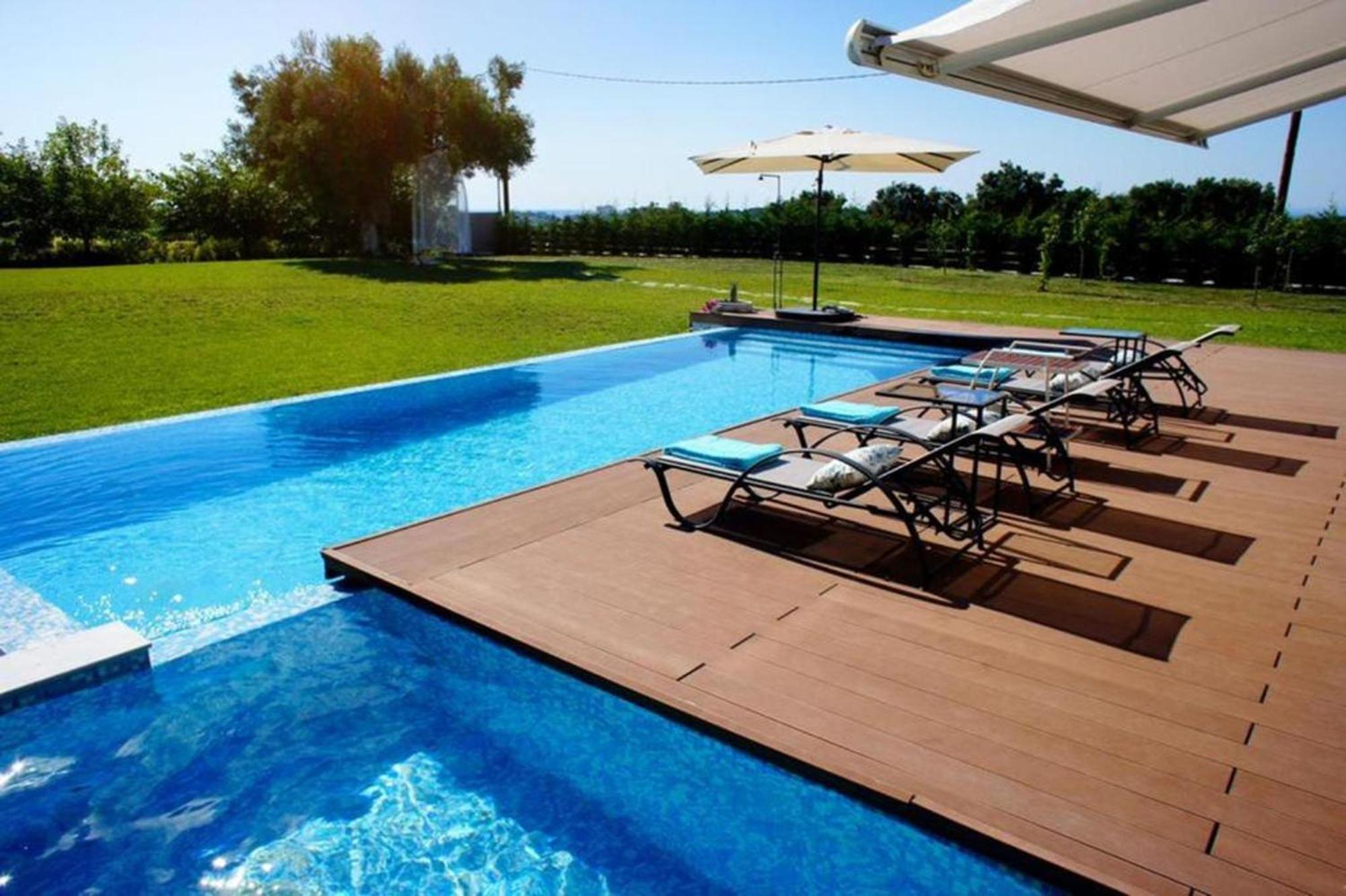 Island Villa Sani Sea View Екстериор снимка